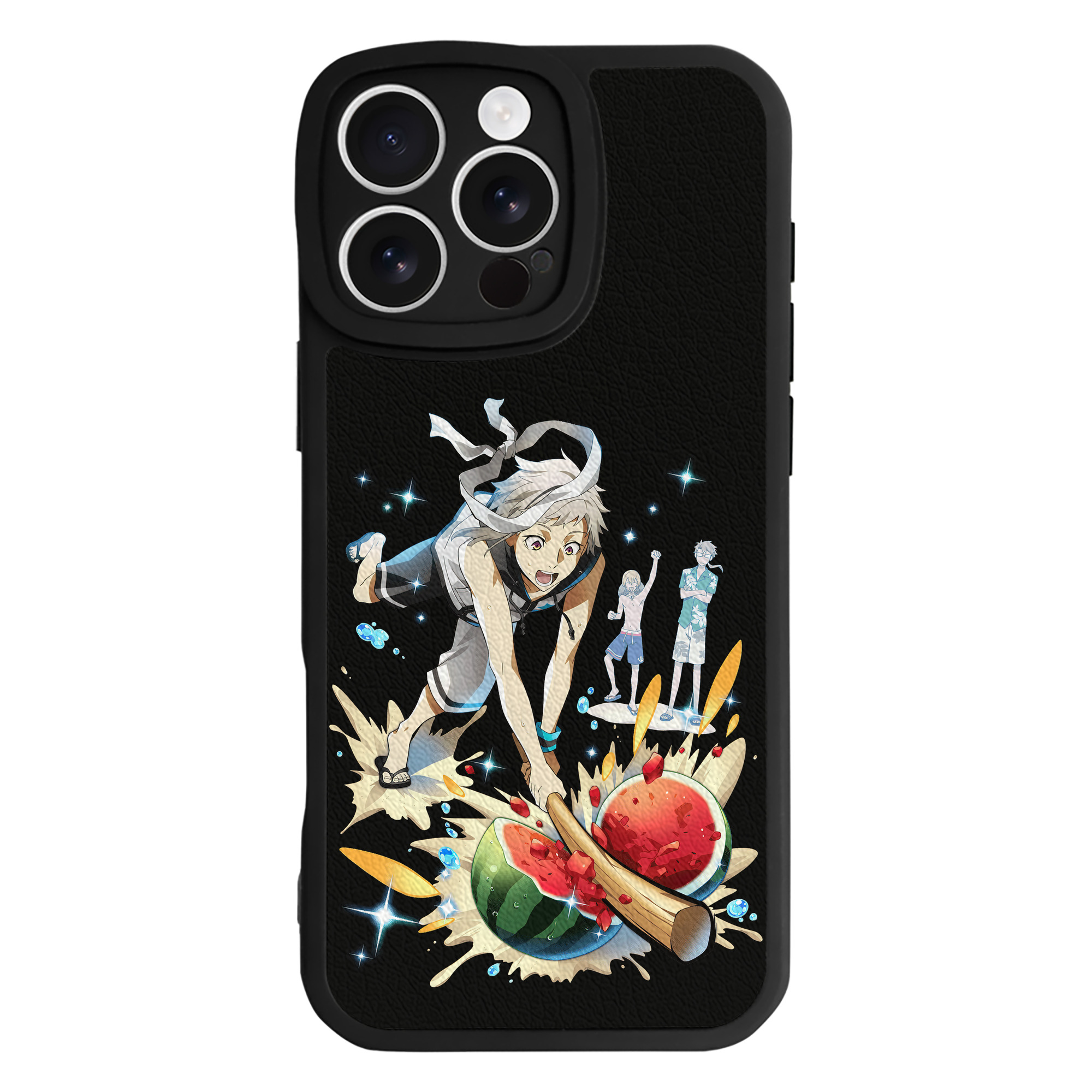 （画像用） 文豪ストレイドッグス Bungo Stray Dogs 【iPhone 16シリーズ対応】シリコンスマホケース（レザー調） 材質：シリコン